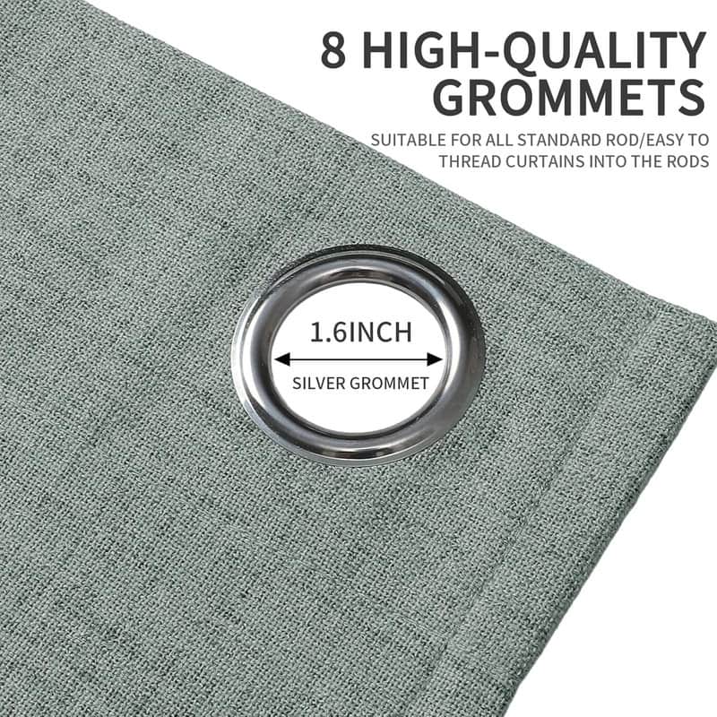 Blackout Curtains 120 Inches Long 2 Panels Burg, Room Darkening Curtains