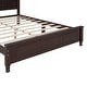 preview thumbnail 4 of 8, Queen Size Wood Platform Bed Frame,Retro Style Platform Bed