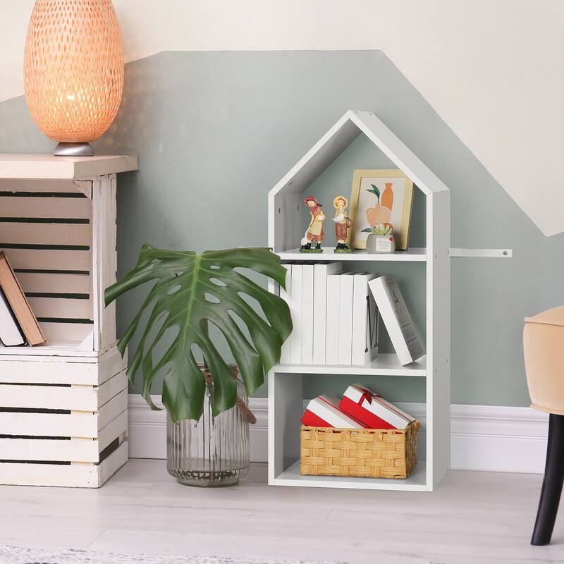 Tier Open Shelf Bookcase, Freestanding Shelves and Cube Organizer for Display