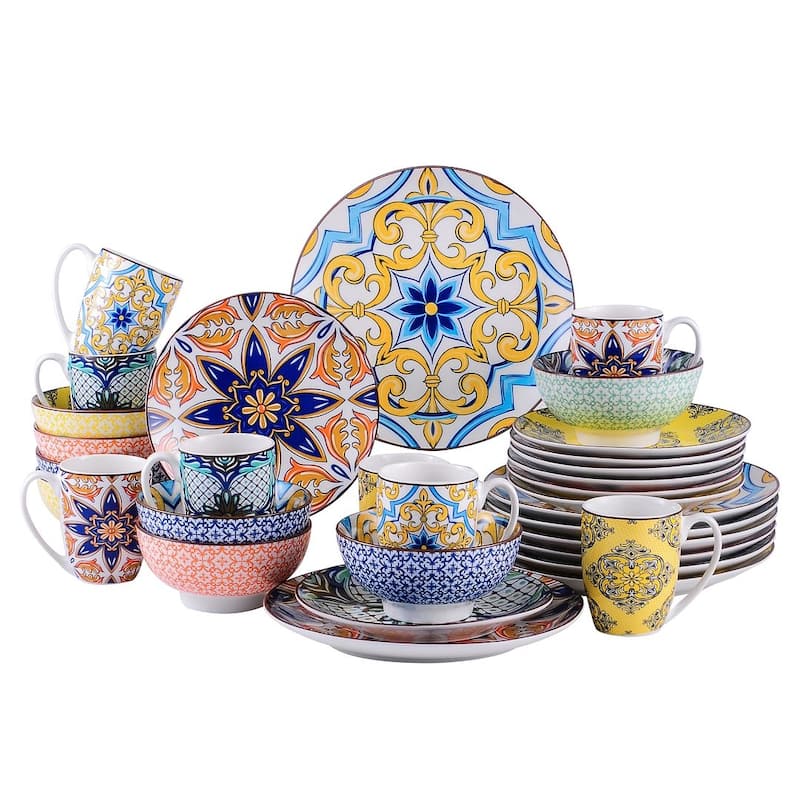 vancasso Boho Porcelain 32-piece Dinnerware Set