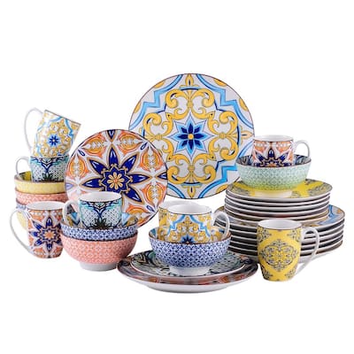 vancasso Boho Porcelain 32-piece Dinnerware Set