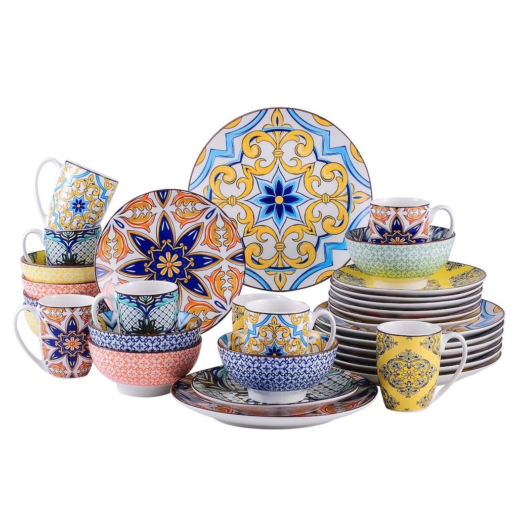 vancasso Boho Porcelain 32-piece Dinnerware Set