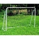 preview thumbnail 3 of 5, 12' x 6' Powder Coated Steel Soccer Goal, Portable Training Aid Football Net