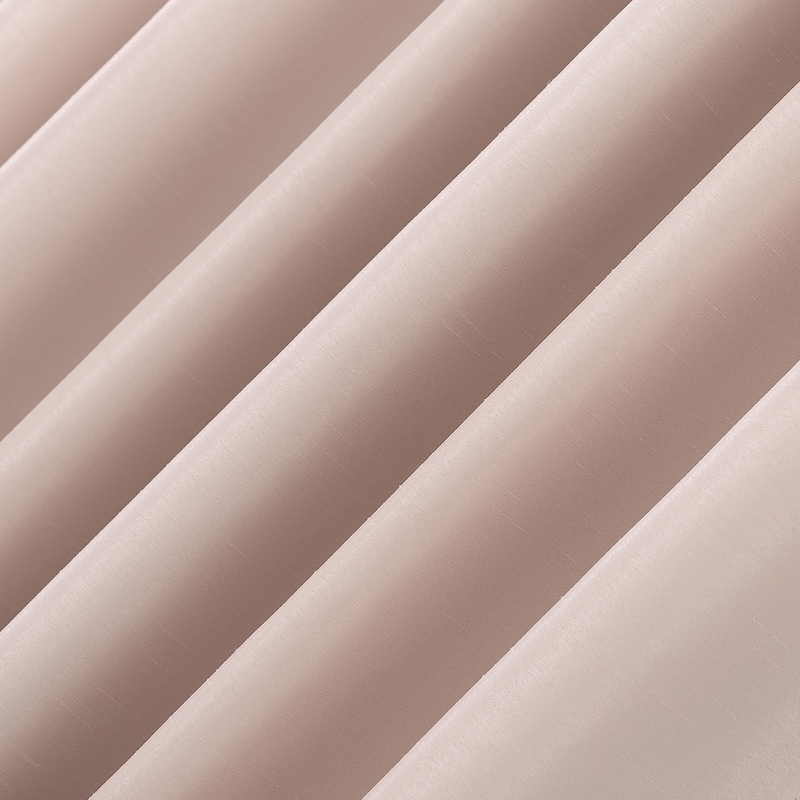 Sun Zero Evelina Faux Dupioni Silk Thermal Extreme Total Blackout Back Tab Curtain Panel, Single Panel