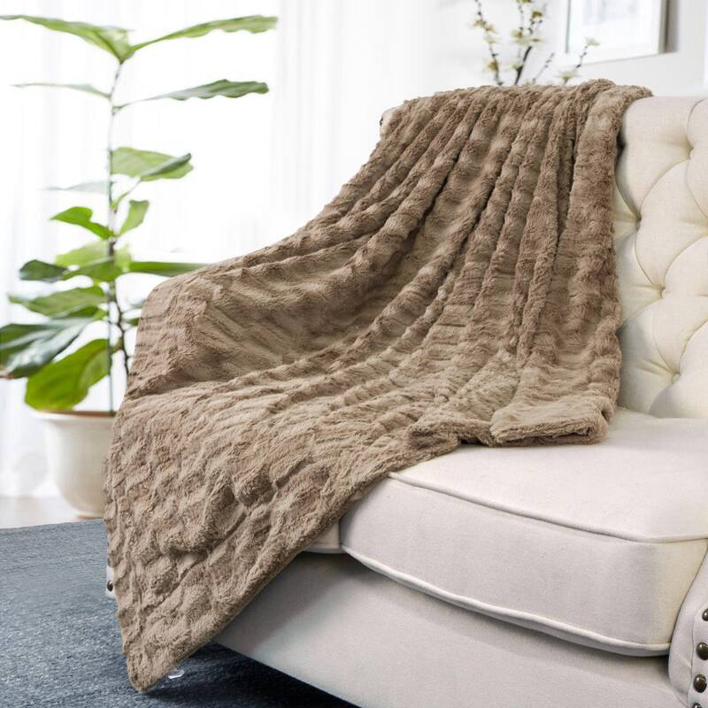 Saga Double Sided FauxFur Throw