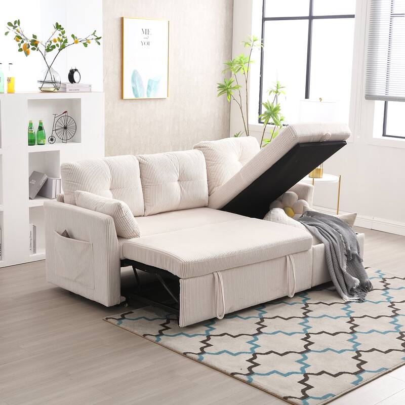 Modular Sectional Sofa L Shaped Modular Couch with Reversible Chaise