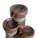 preview thumbnail 9 of 8, 15.7-inch High Tiered Rock Water Fountains Indoor Waterfall Feature