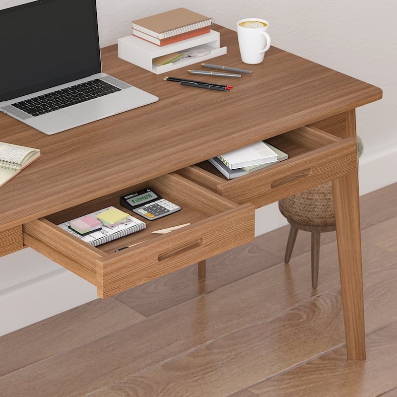 47.2"W Wood Desk Writing Desk Computer Desk