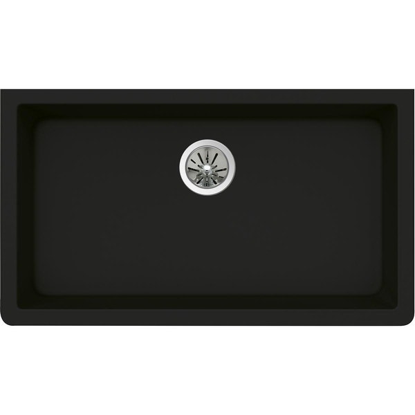 Elkay ELXRU13322 Quartz Luxe 33" Single Basin Kitchen Sink for Undermount Installation
