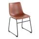 Option Cognac Faux Leather