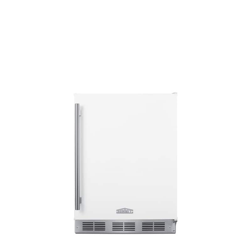 Summit SBC58BIADANK 24" Wide 5.5 Cu. Ft. Built-In Kegerator with - White