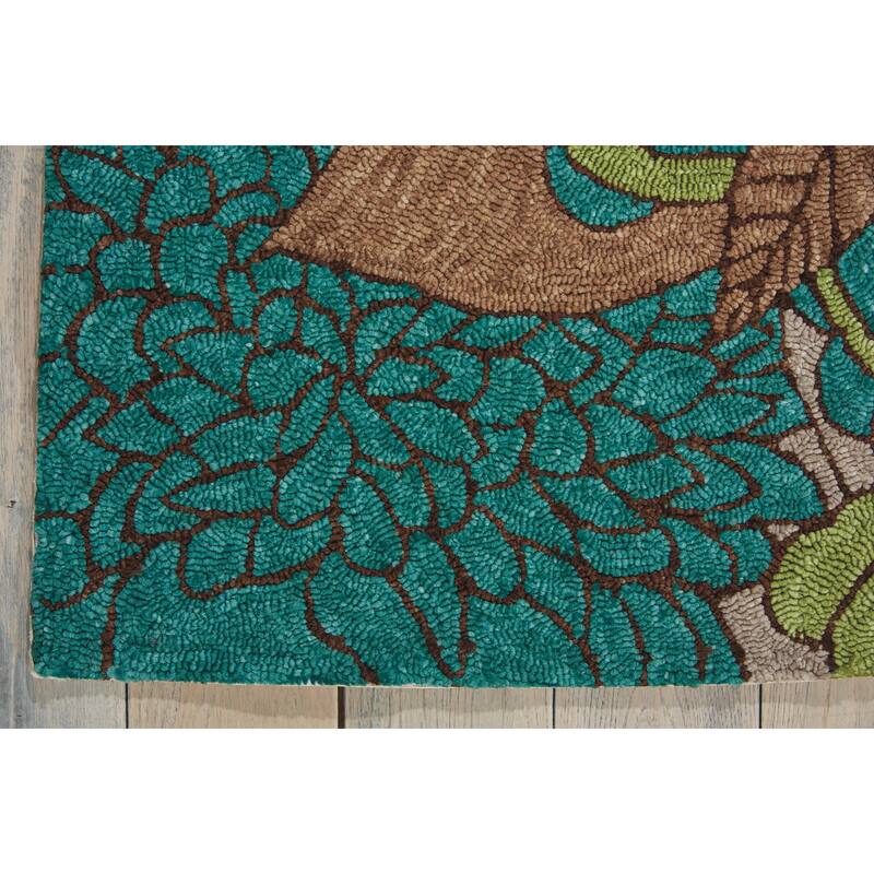 Nourison South Beach Abstract Floral Area Rug