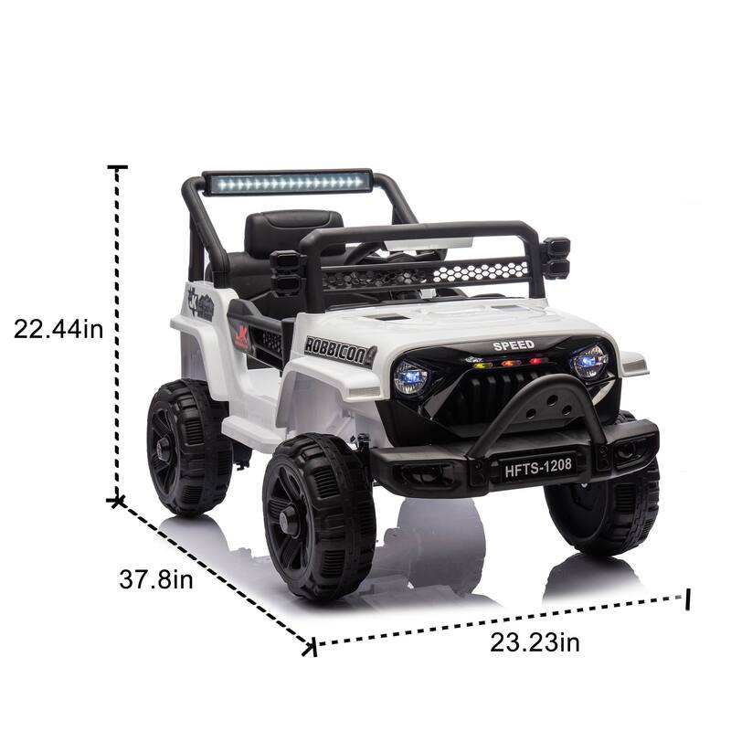 Kids Ride-On Electric Truck 12V with Remote & Learning Features - Xmas Gift