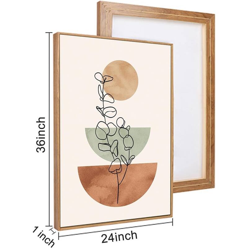 Abstract Bohemian Wall Decor, Mid Century Modern Geometric