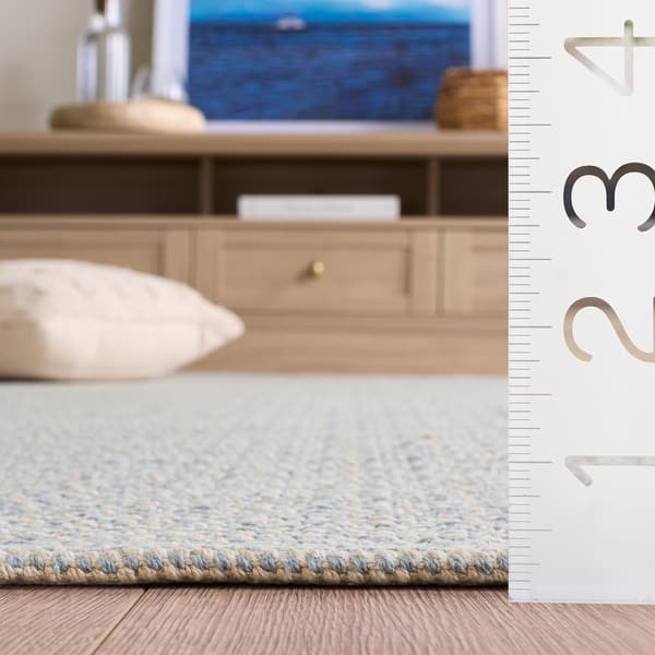 dimension image slide 1 of 2, SAFAVIEH Montauk Glyn Handmade Cotton Area Rug