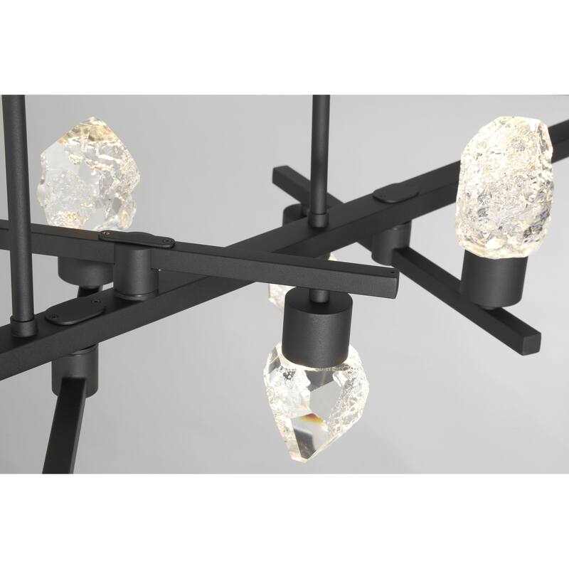 Kovacs P1538-L Kosmyc 8 Light 50" Wide LED Linear Chandelier