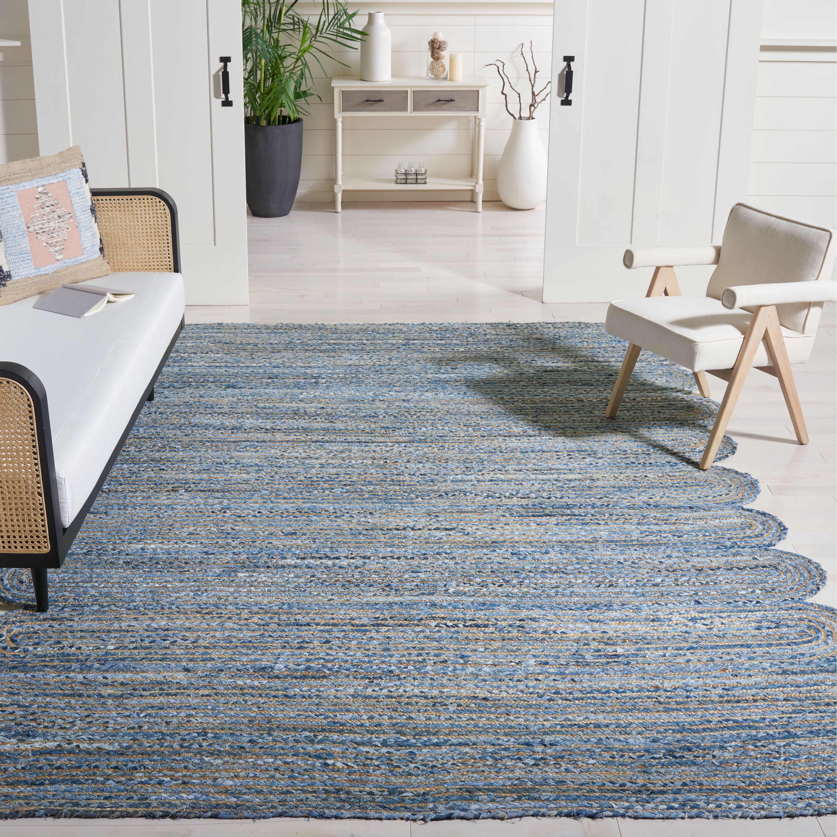 SAFAVIEH Handmade Cape Cod Hayrani Coastal Jute Rug