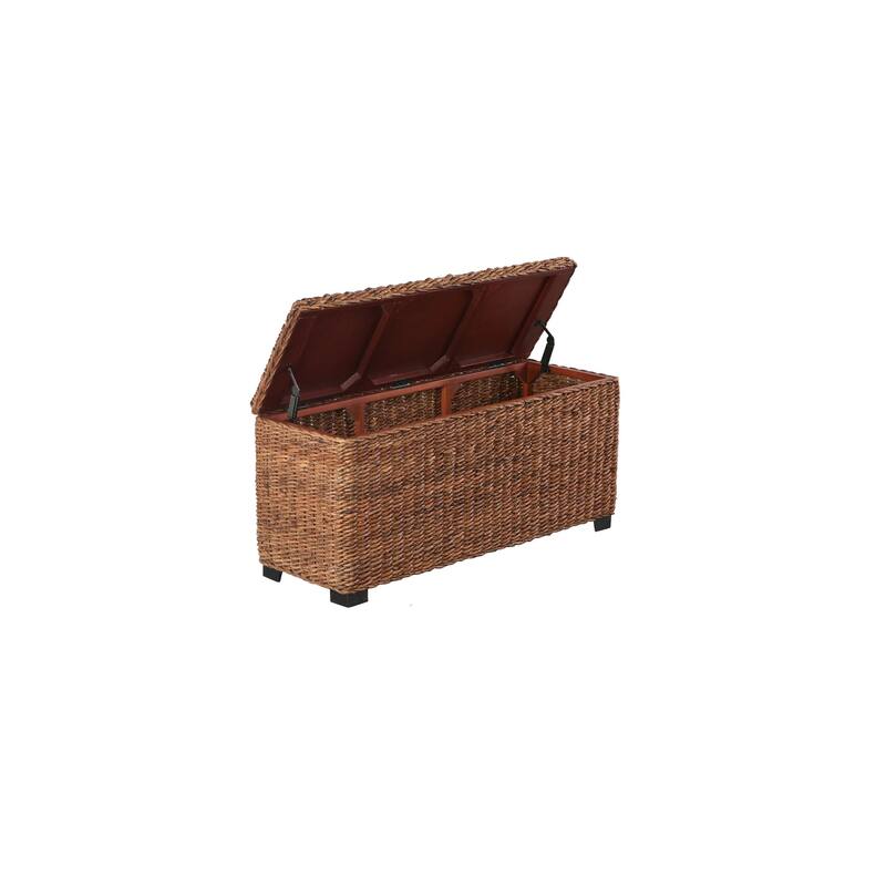 Caswell Woven Banana Leaf Storage Trunk