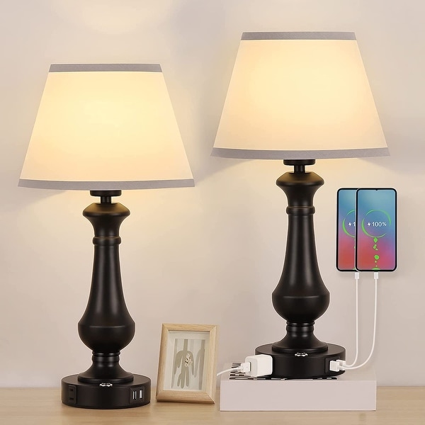 Table lamp usb outlet outlet