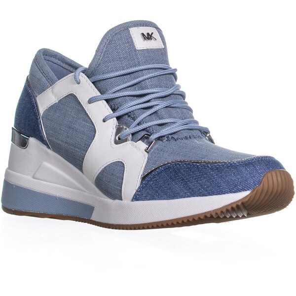 michael kors denim sneakers