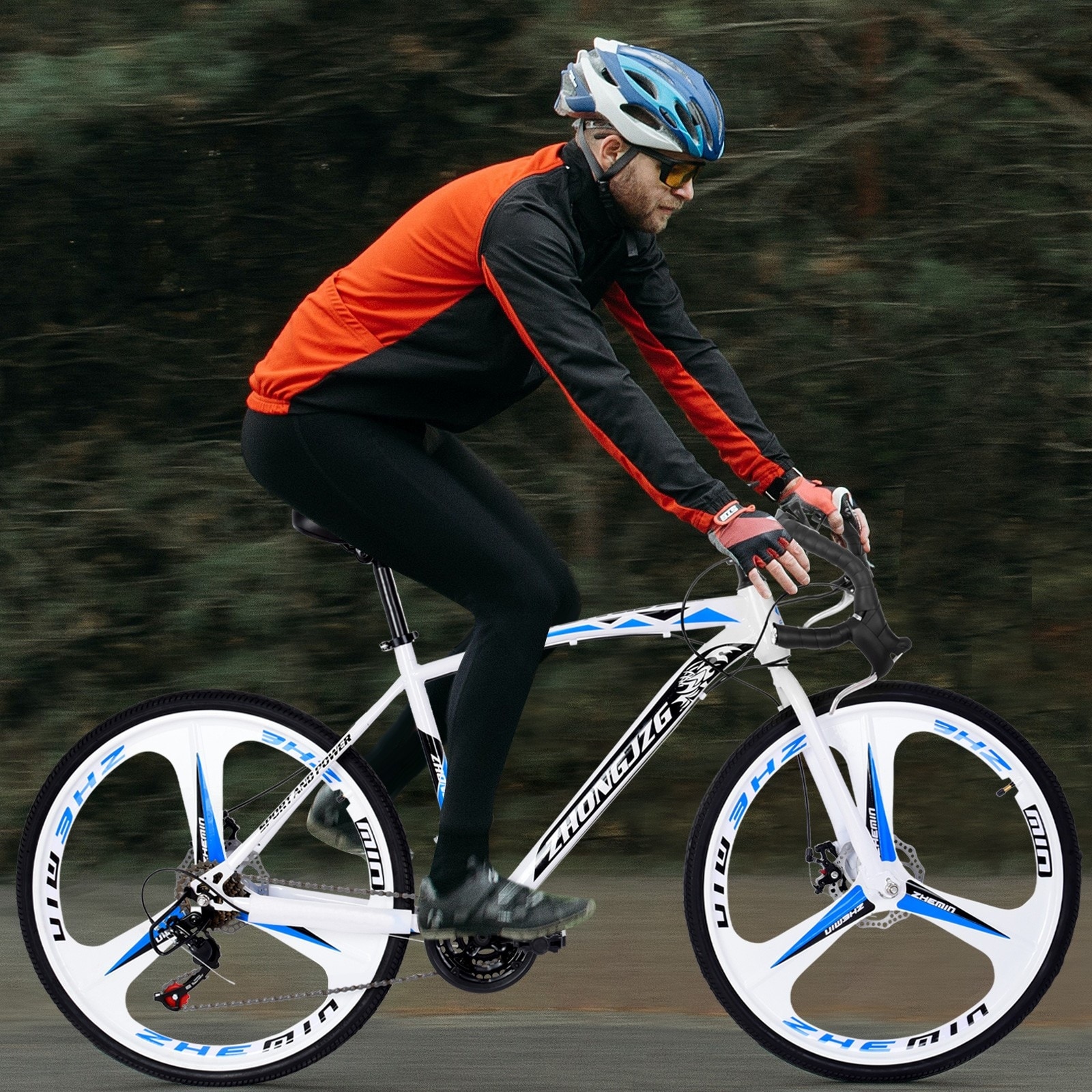 Commuters Aluminum Full Suspension Road Bike 21 Speed Disc Brakes 700c Cycling Bed Bath Beyond 36207638
