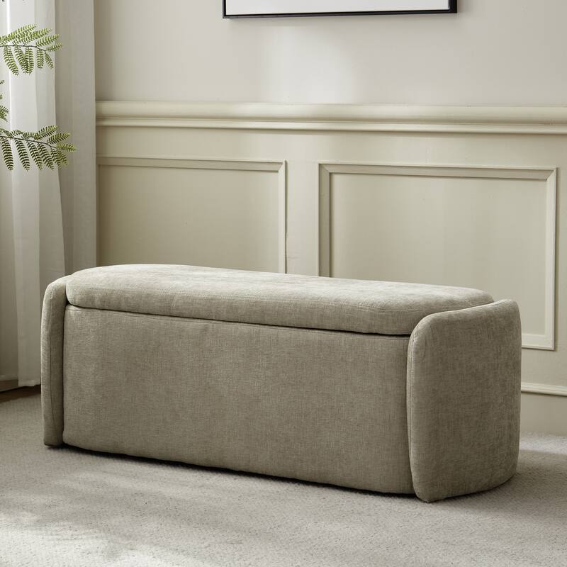 Bedroom Bench Storage Bench with Arms Ottoman entryway bench with storage End of Bed Bench, Entryway Bench