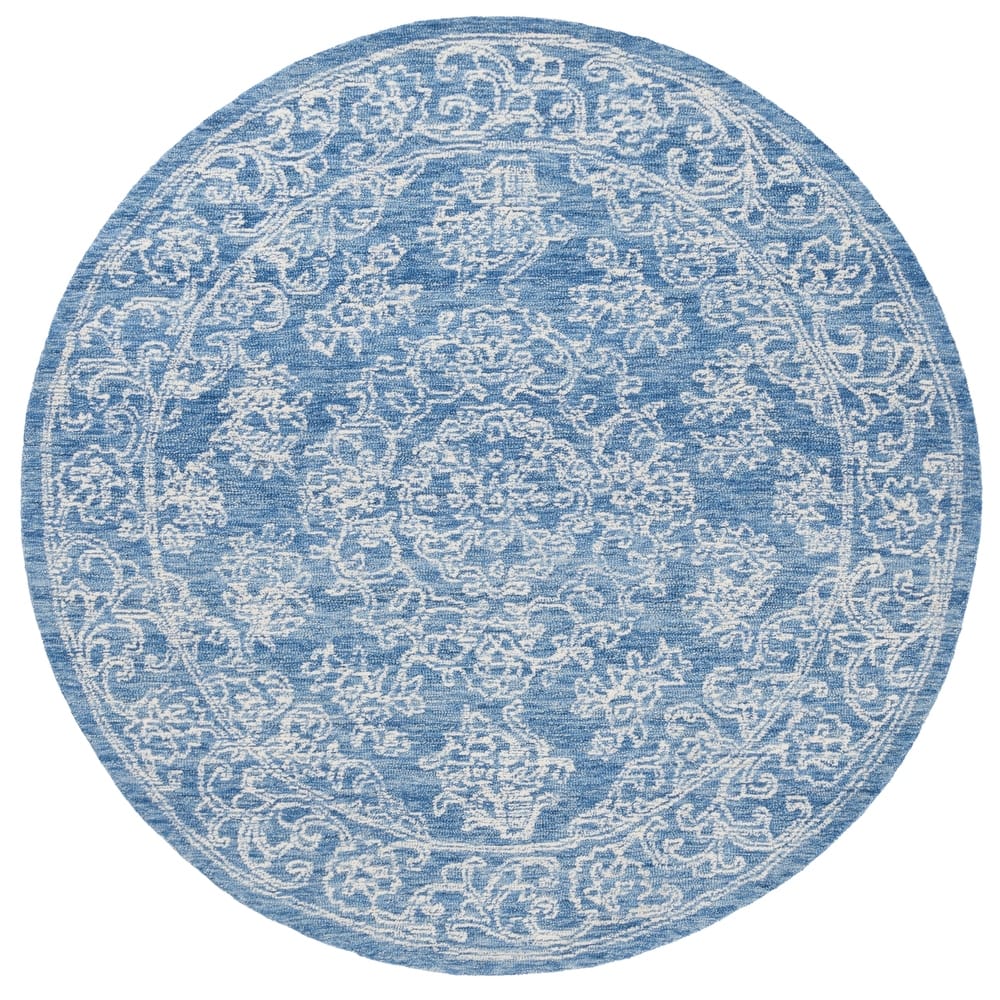 SAFAVIEH Handmade Ebony Oligerta Modern Wool Rug