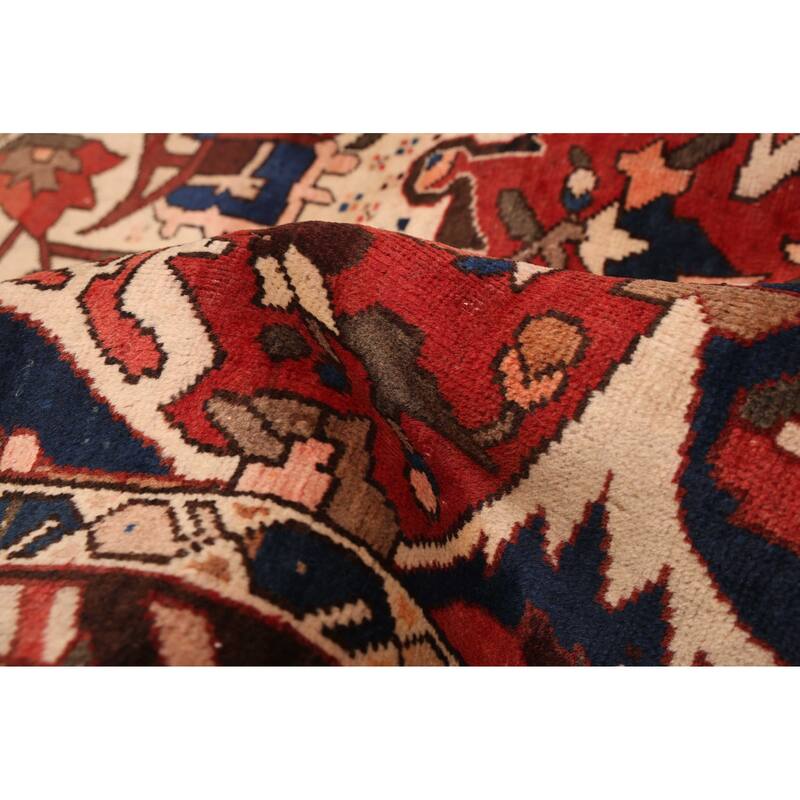 ECARPETGALLERY Hand-knotted Kayseri Vintage Red Wool Rug - 6'11 x 9'9