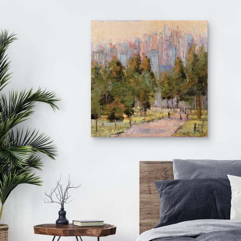 City Walk by Jennifer Stottle Taylor Canvas Art Print
