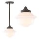 preview thumbnail 18 of 66, Cleo Adjustable Drop Metal/Glass LED Pendant, by JONATHAN Y