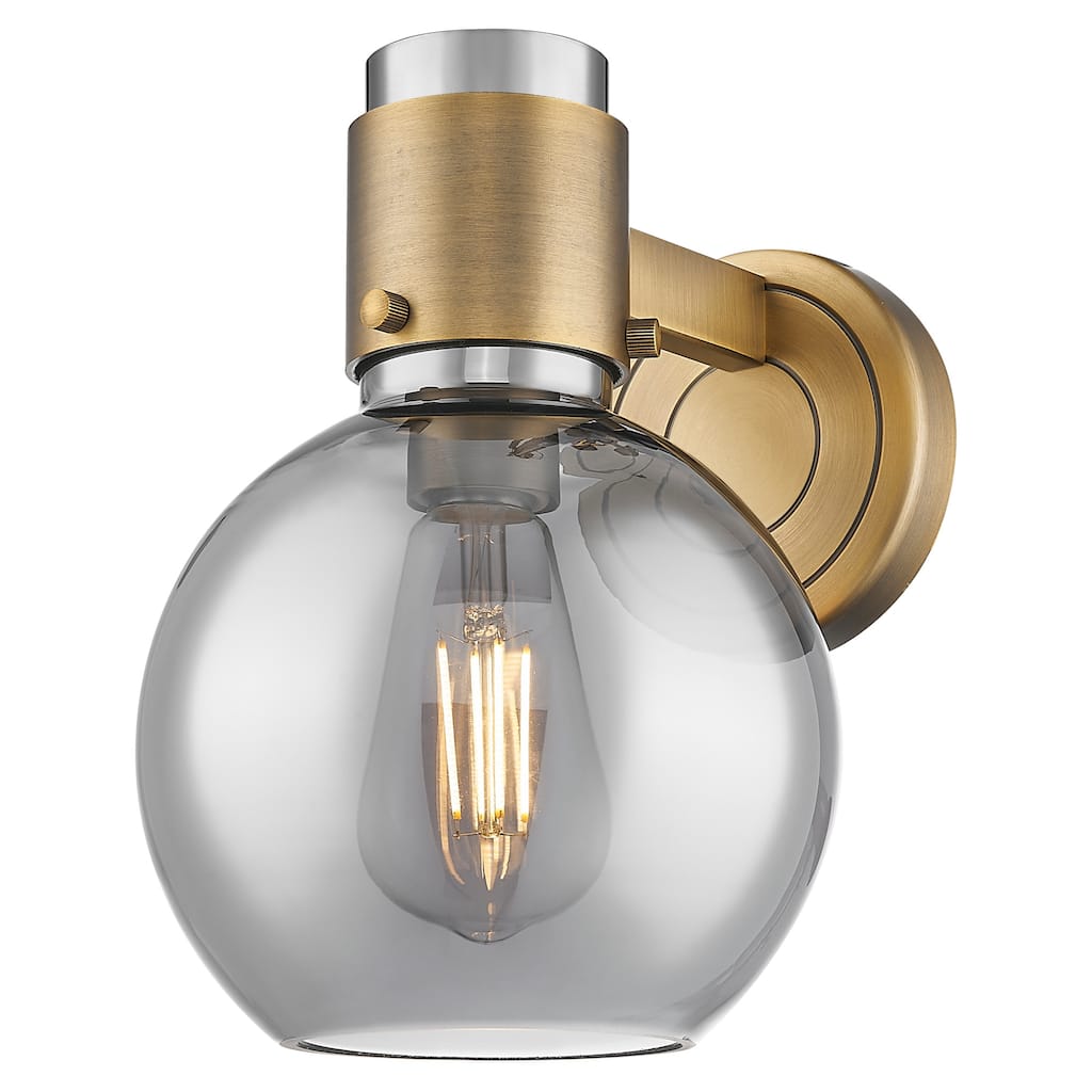 Innovations Lighting 464-1W-G464B-7SM Lawton Sphere 9" Tall Bathroom
