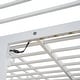 preview thumbnail 60 of 61, Loft Metal Bed with Desk,Shelves,Power Outlet,LED Light and Wardrobe