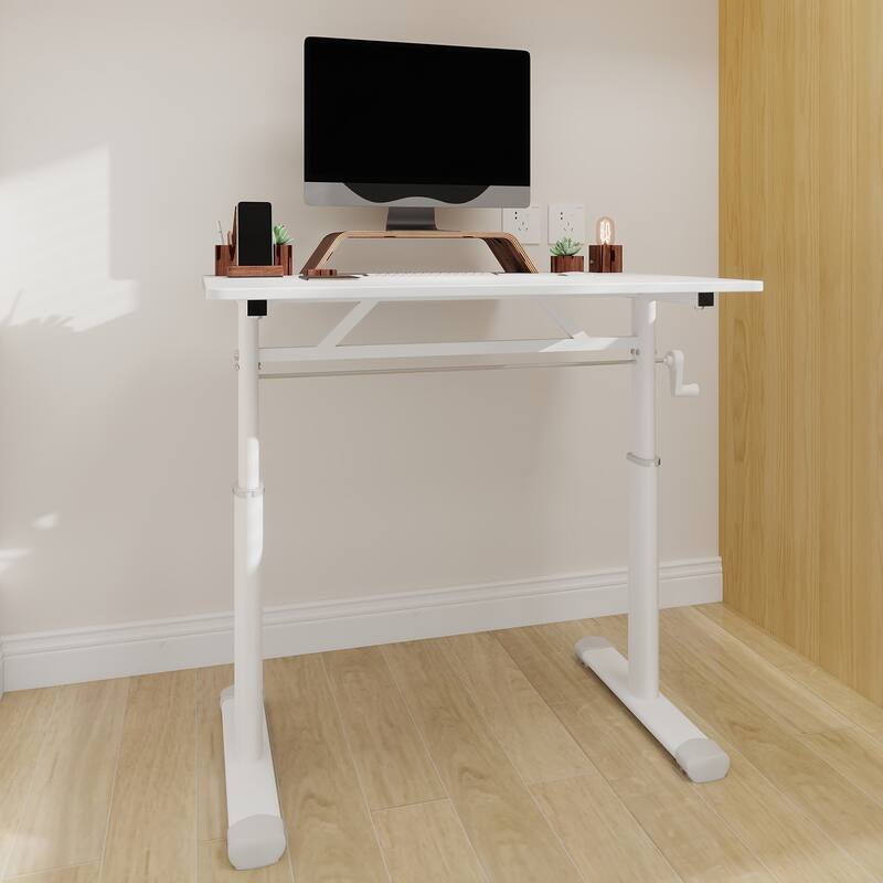 Adjustable Study Desk for Kids & Adults - Height-Adjustable, Multi-Purpose Home/Office Desk, Compact Design