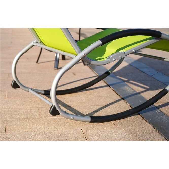 2-Piece Patio Rocking Chair Set for Outdoor Relaxation-image