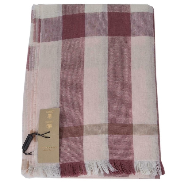 burberry pink plaid scarf