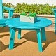 preview thumbnail 5 of 52, Elm Plus Outdoor Patio HDPE Round Coffee Table Side End Table