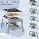preview thumbnail 7 of 18, Costway 5-in-1 Kids' Table & Chair Set with Chalkboard, Whiteboard, 3 - See Details
