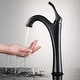 preview thumbnail 24 of 32, Kraus 3-in-1 Set White Round Ceramic Vessel Sink Arlo Faucet w/ Drain