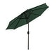 preview thumbnail 36 of 81, Holme 9-foot Steel Market Patio Umbrella with Tilt-and-Crank Dark Green