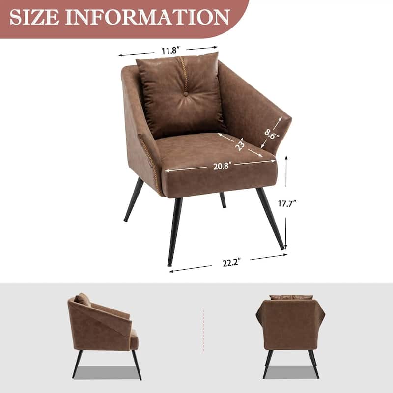 Accent Chairs Mid Century Modern Chair for Living Room Bedroom Chairs