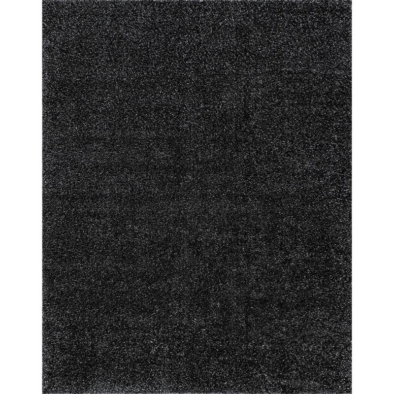 Sohni Shag Farmhouse Solid Color Indoor Area Rug