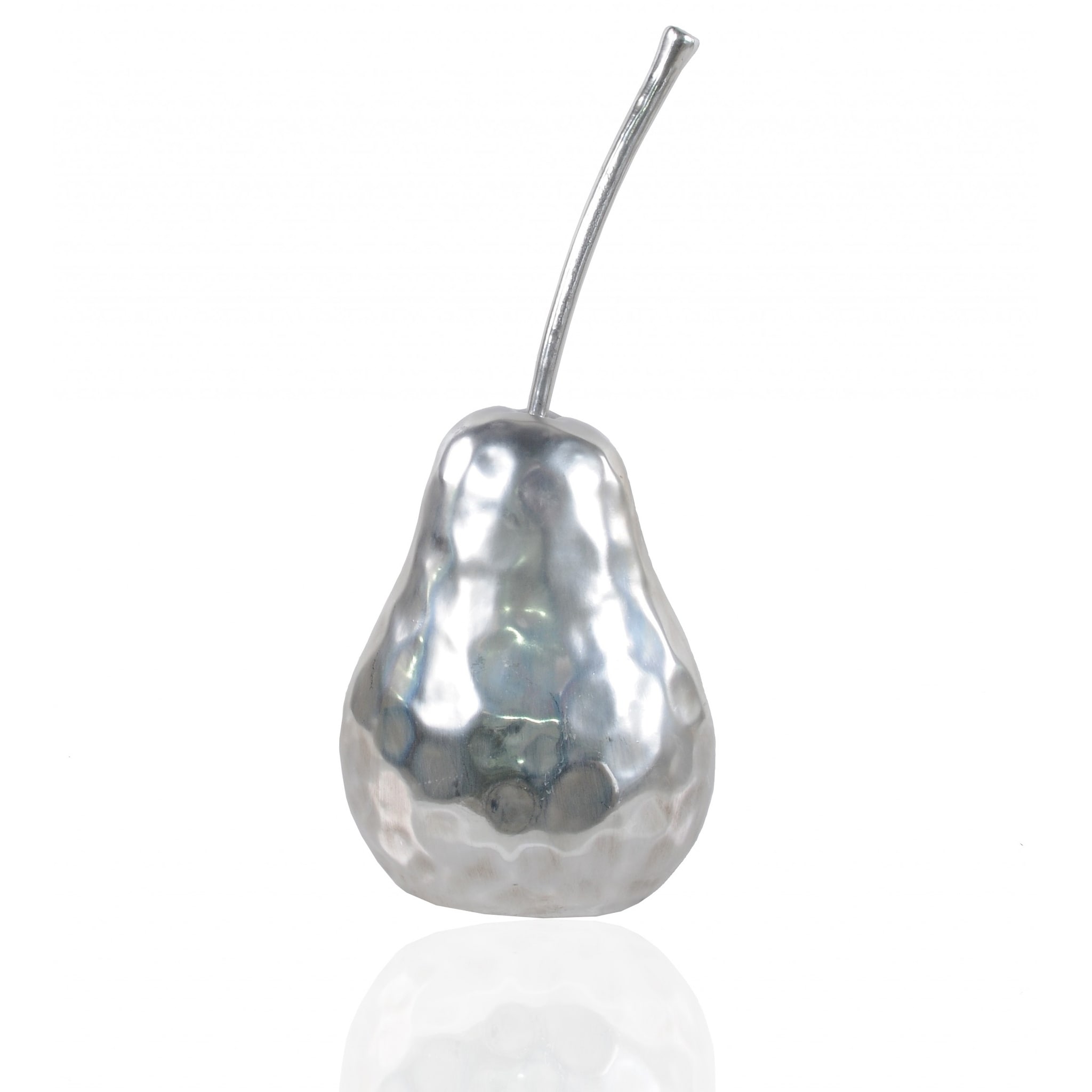 Delicious Hammered Finish Pear Statue Delicious Hammered Finish Pear Statue