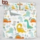 preview thumbnail 2 of 9, 3-Piece Dinosaur Twin Soft Duvet Cover Set For Comforter Bedding Cover For Kid Gift