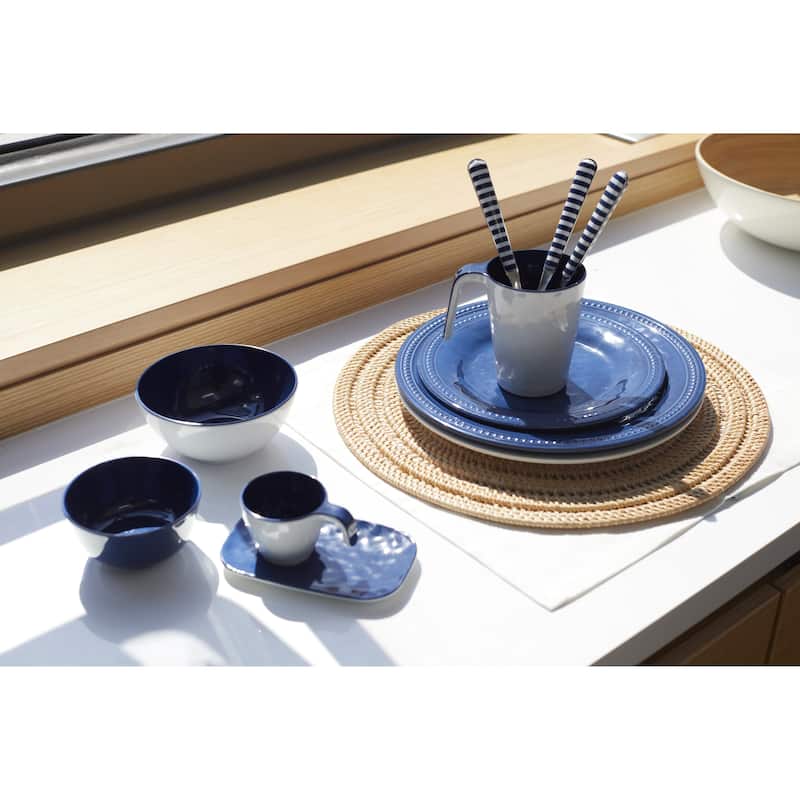 Harmony Melamine Tableware Set - Blue