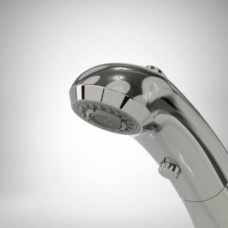 Single Handle Single Hole Pull-Out Basin Bathroom Faucet with Pop‑Up Drain