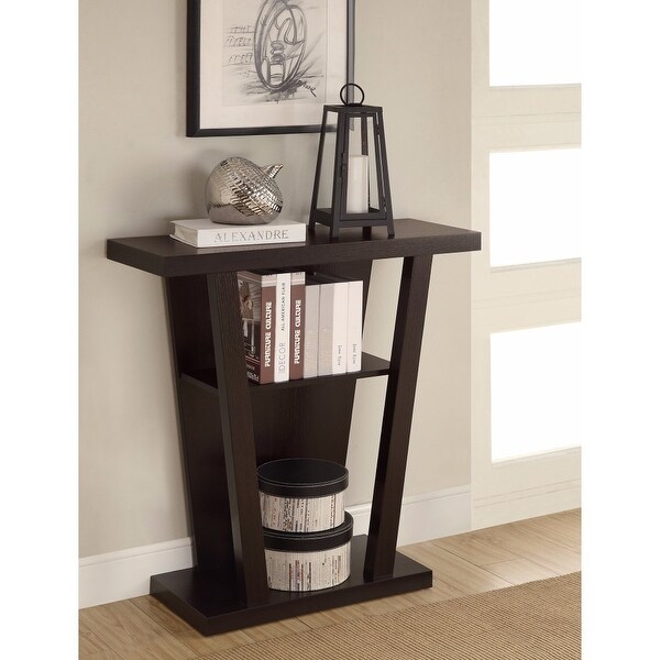 Angled online console table