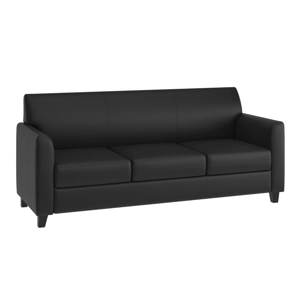 LeatherSoft Sofa with Clean Line Stitched Frame - 70"W x 29"D x 32.25"H