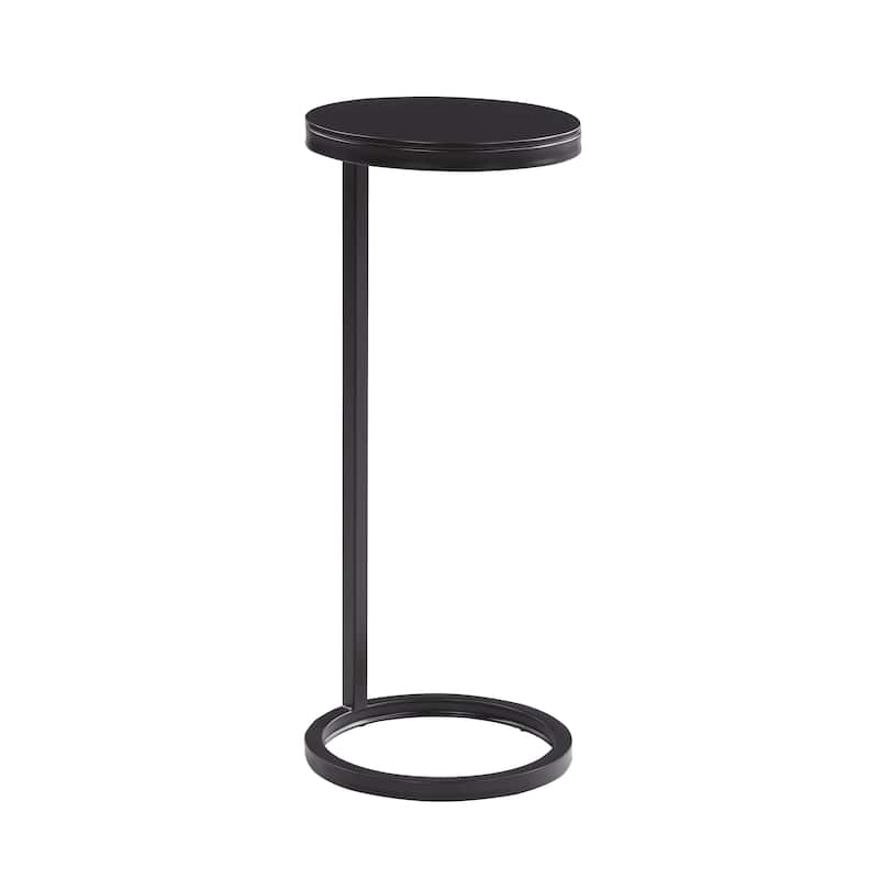 Yancey Round Metal Accent Table