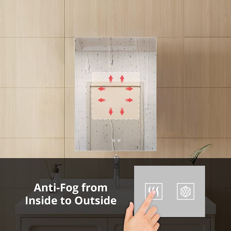 Vellum LED Bathroom Vanity Mirror - N/A