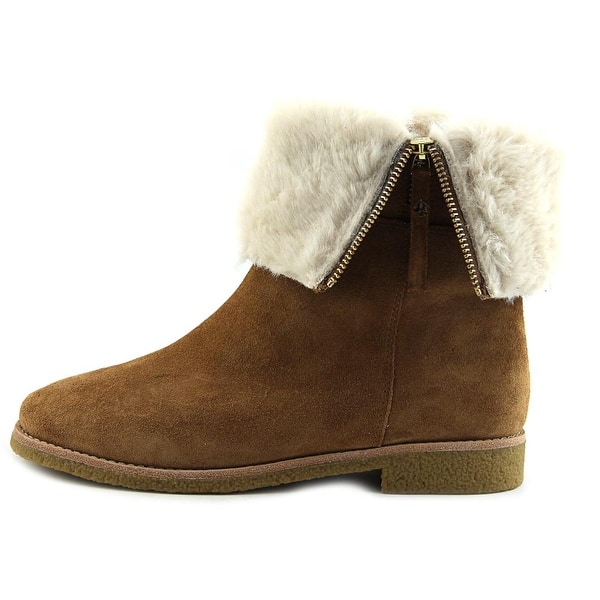 Shop Kate Spade Baja Women Round Toe Suede Brown Winter Boot